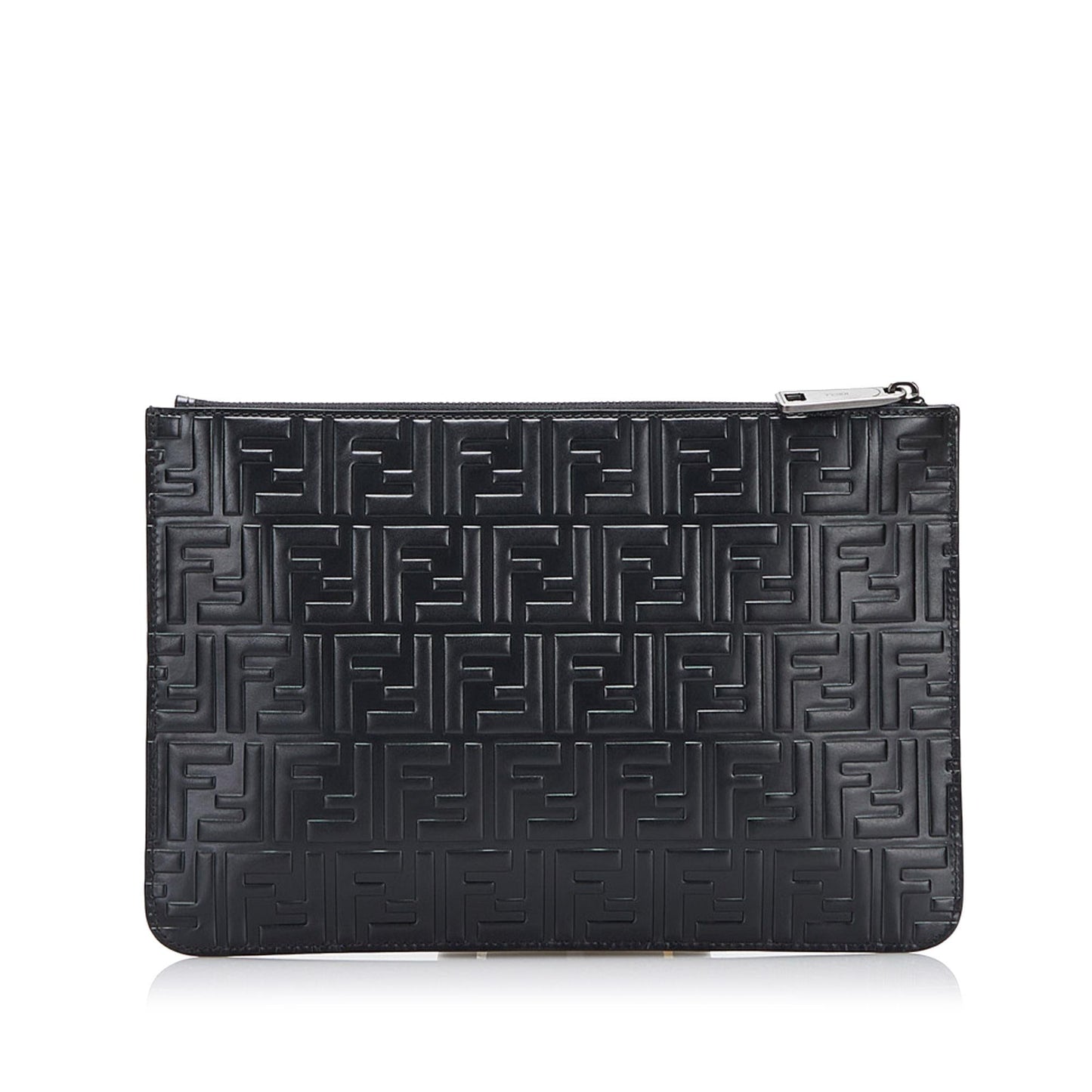 Fendi Zucca Embossed Zip Pouch