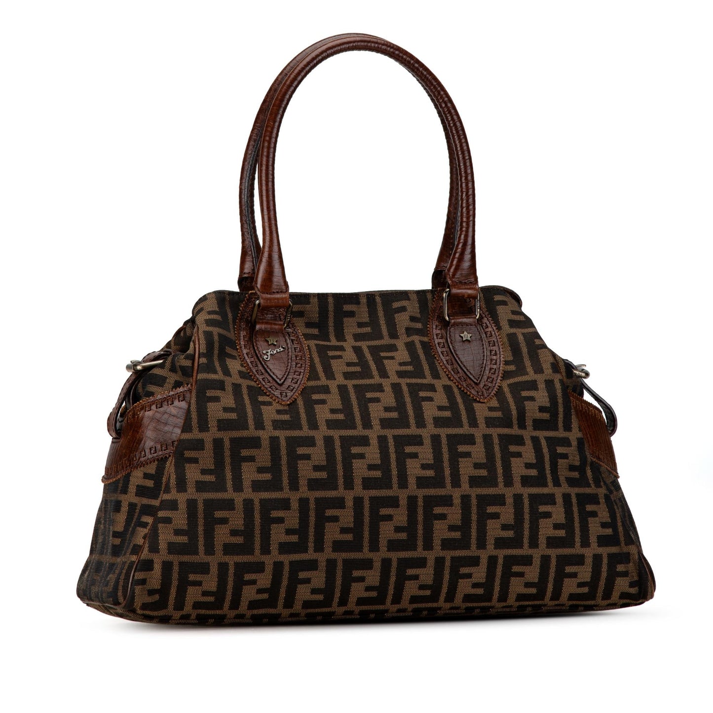 Fendi Zucca Etniko Canvas Handbag (SHG-4VO7PX)