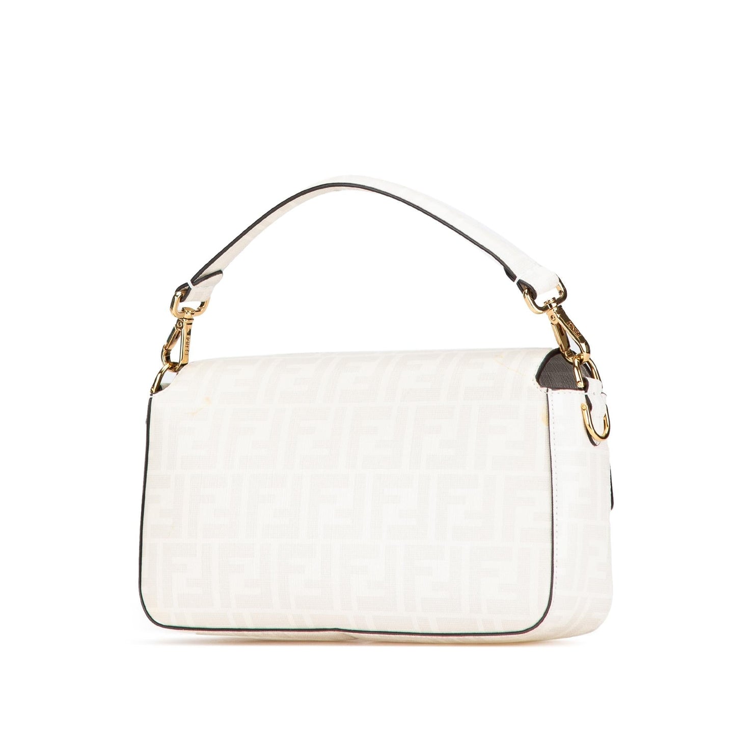 Fendi Striped Jersey Baguette Satchel