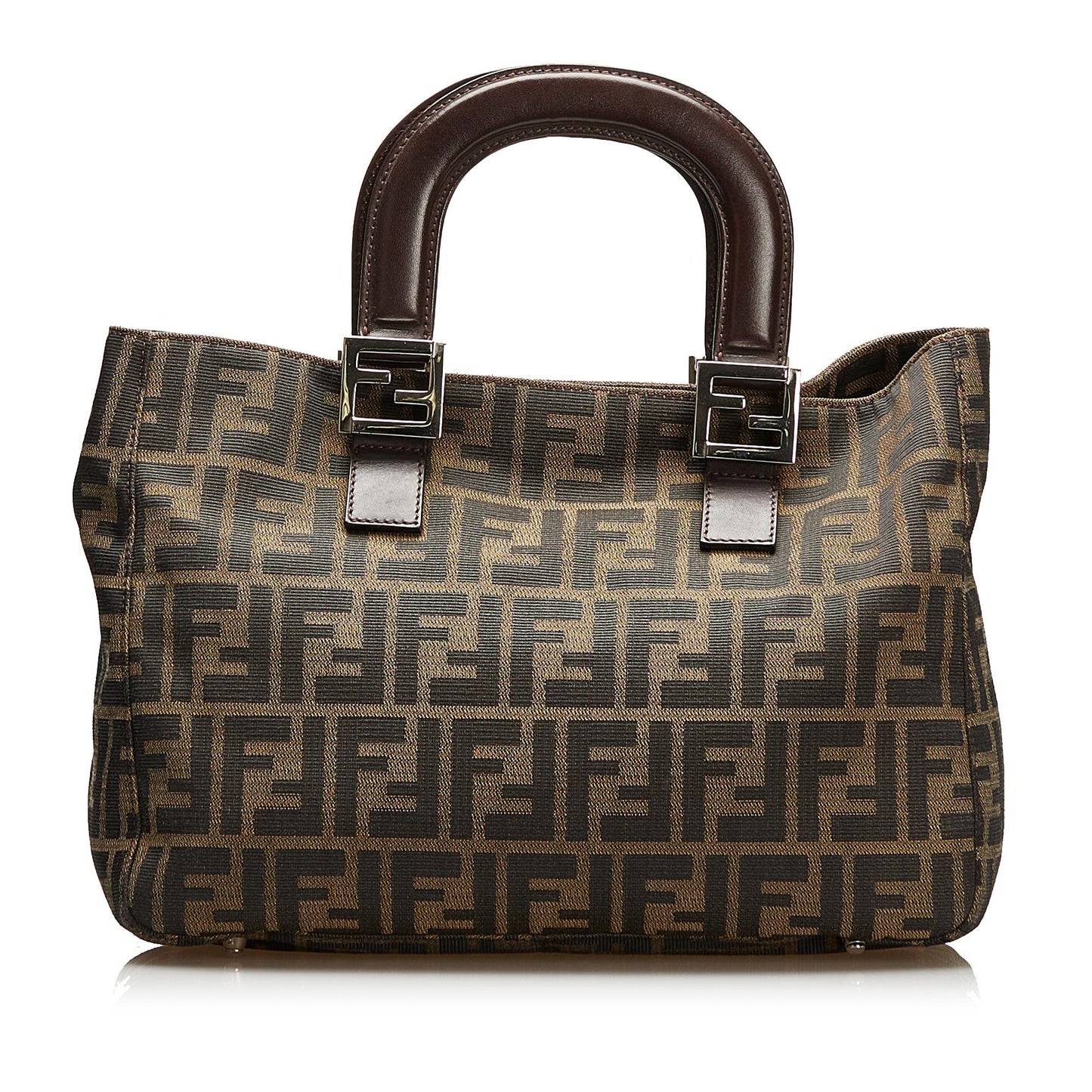 Fendi Zucca Handle Handbag
