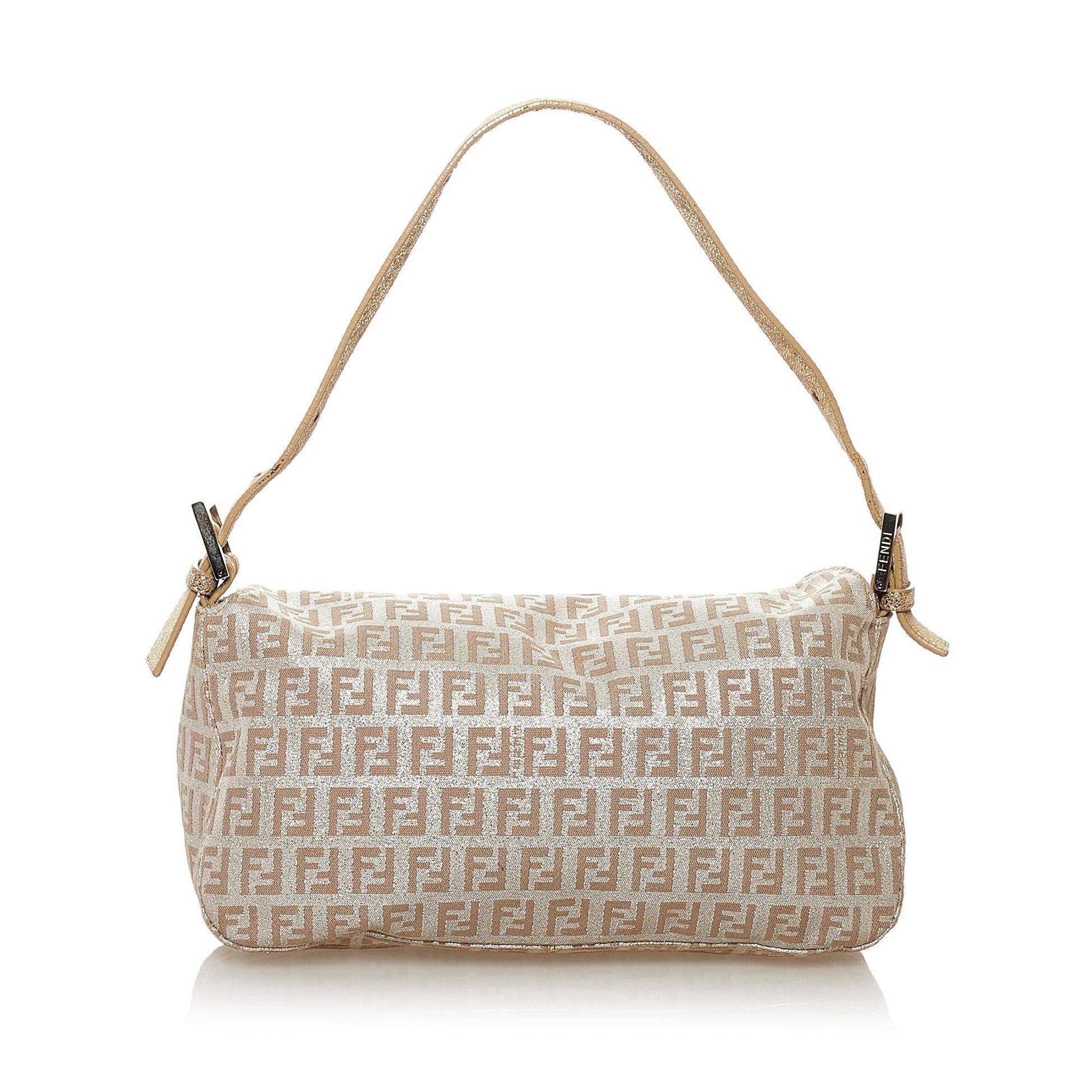 Fendi Zucchino Canvas Baguette