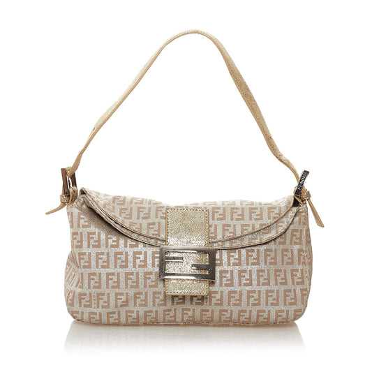 Fendi Zucchino Canvas Baguette