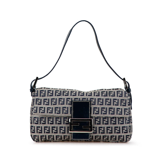 Fendi Zucchino Canvas Baguette (SHG-tkcgJi)