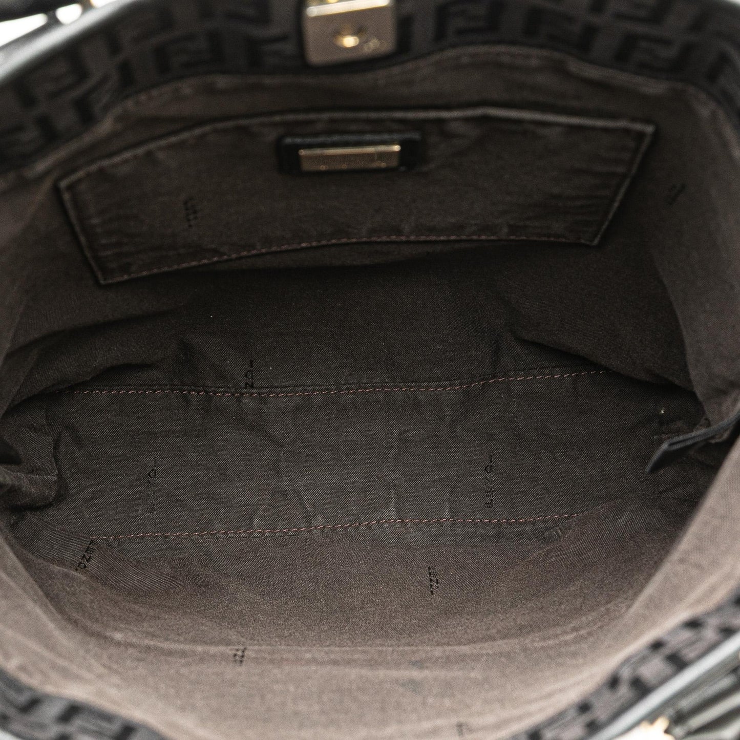 Fendi Zucchino Canvas Chef Shopping Tote