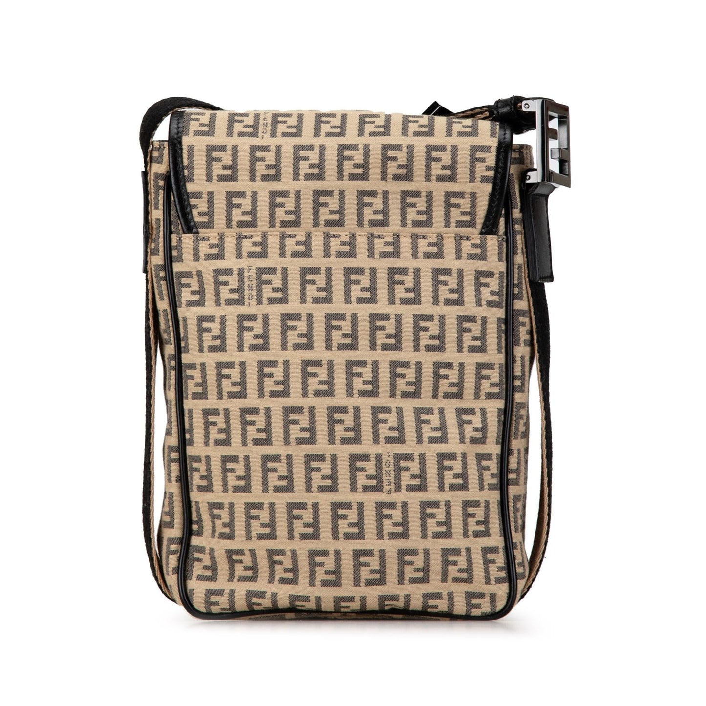 Fendi Zucca Canvas Shoulder Bag
