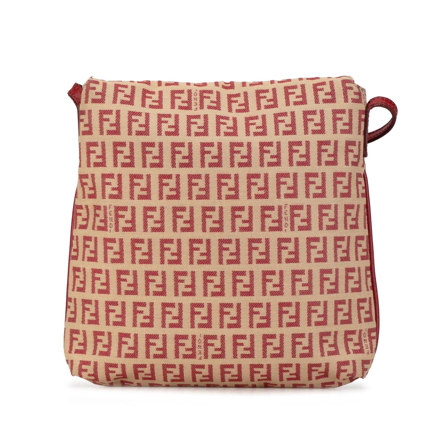 Fendi Zucchino Canvas Flap Crossbody