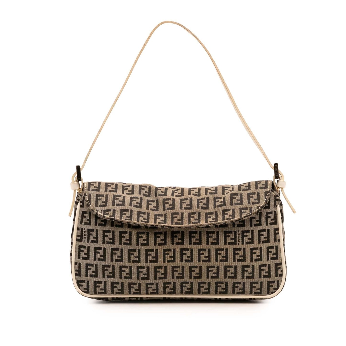 Fendi Zucchino Canvas Flap Pochette