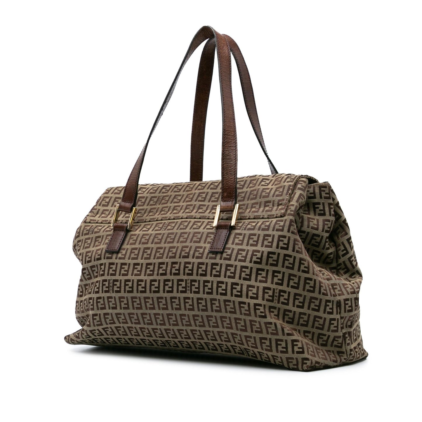 Fendi Zucchino Canvas Handbag