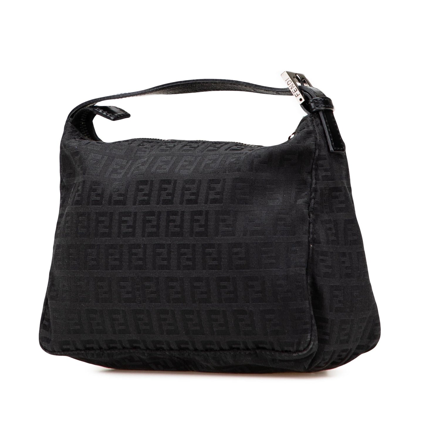 Fendi Nappa Leather Logo Drawstring Shoulder Bag
