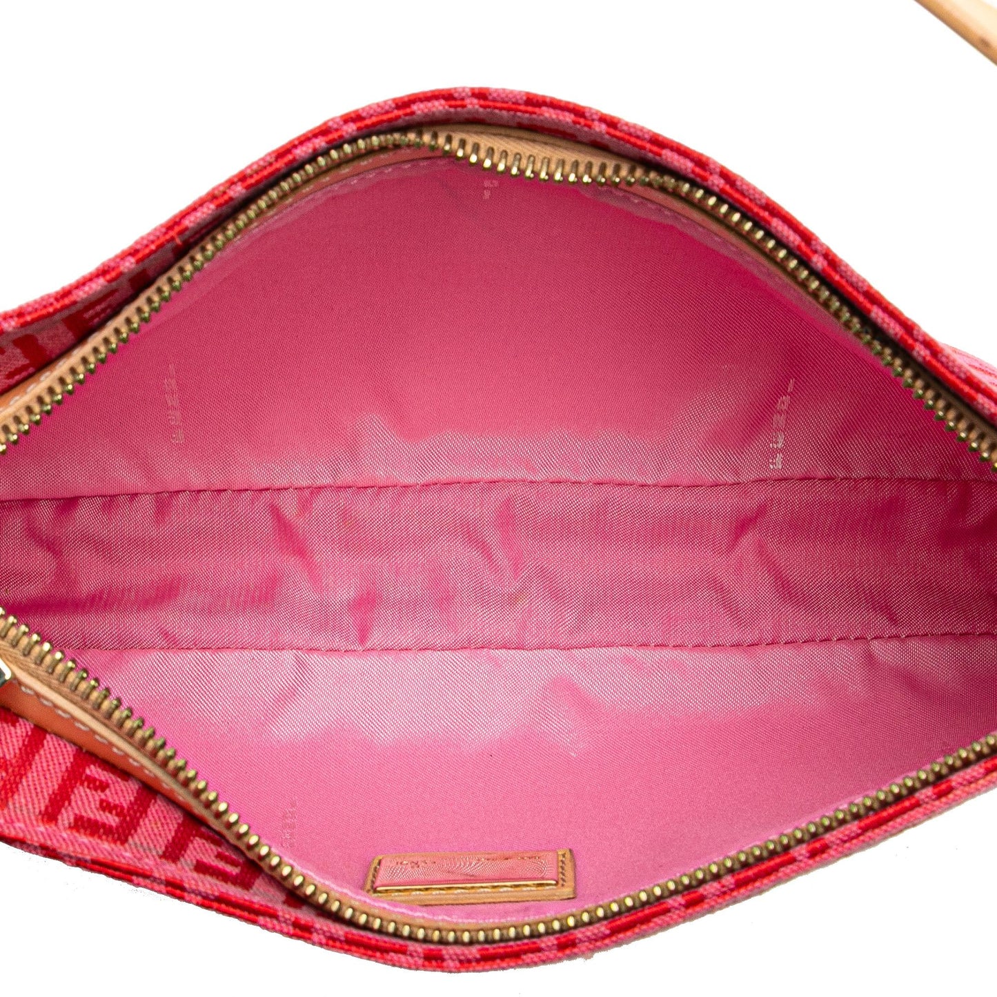 Fendi Zucchino Canvas Shoulder Bag