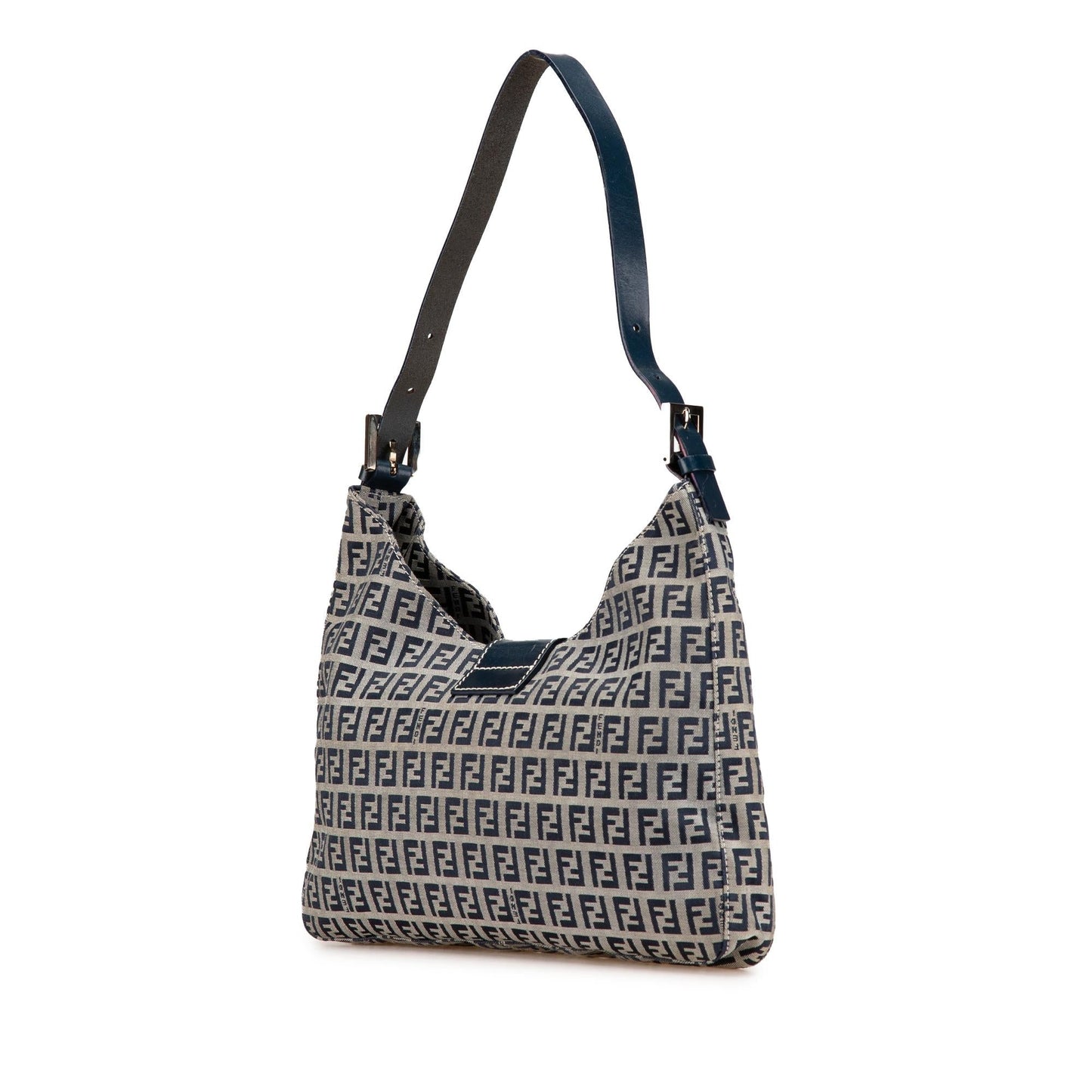 Fendi Mini Zucca Embossed Leather Baguette Satchel