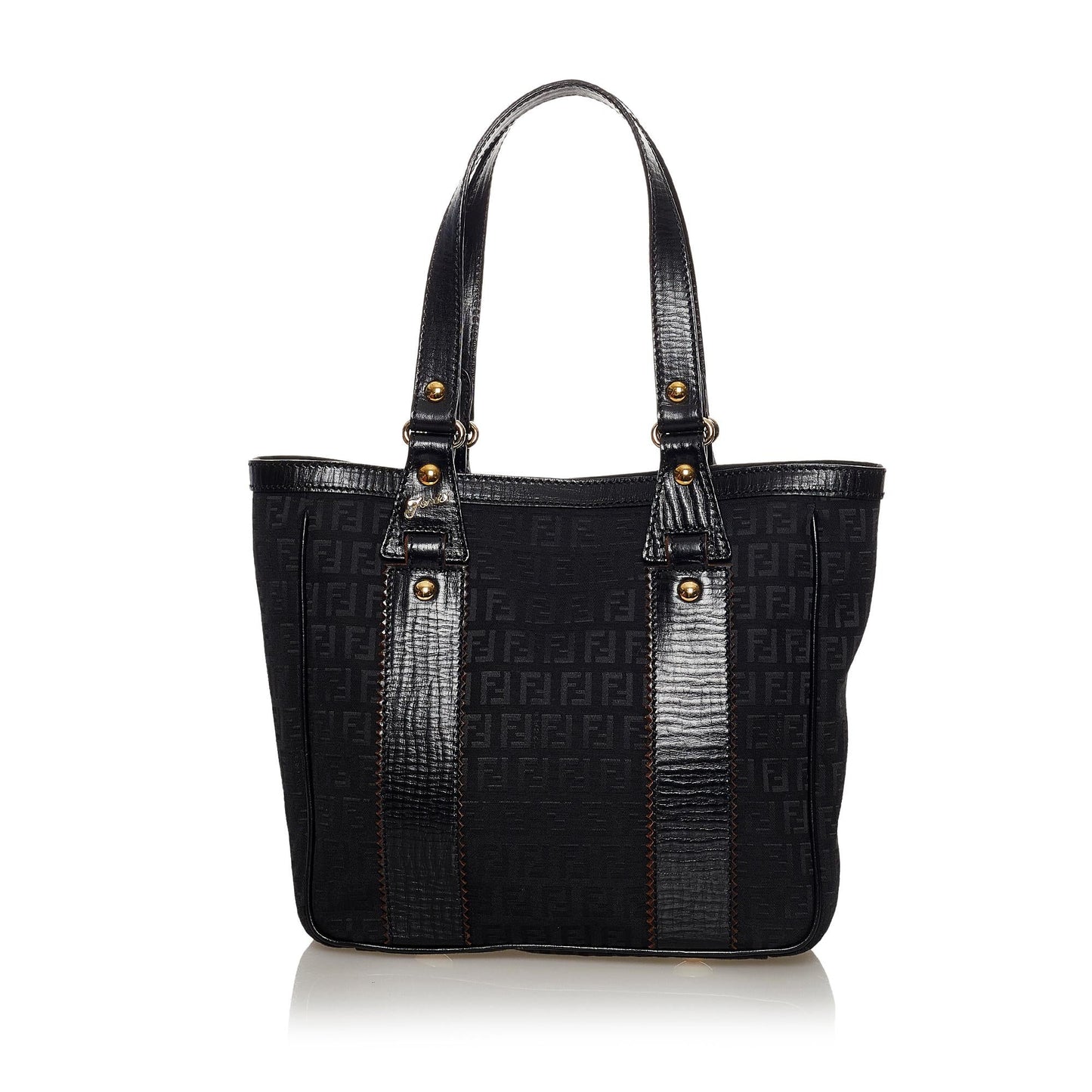 Fendi Zucchino Canvas Tote Bag