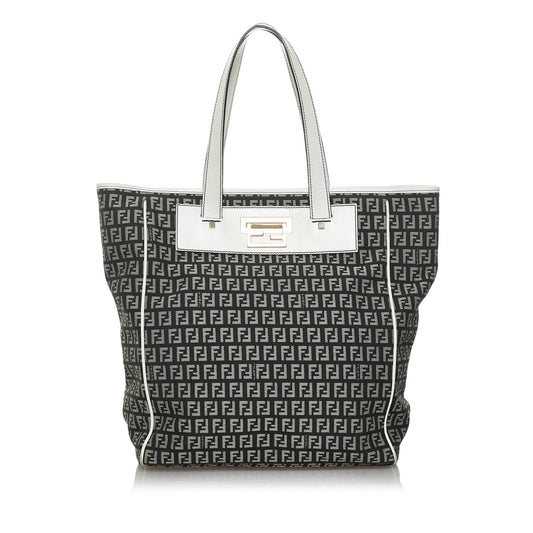 Fendi Zucchino Canvas Tote Bag