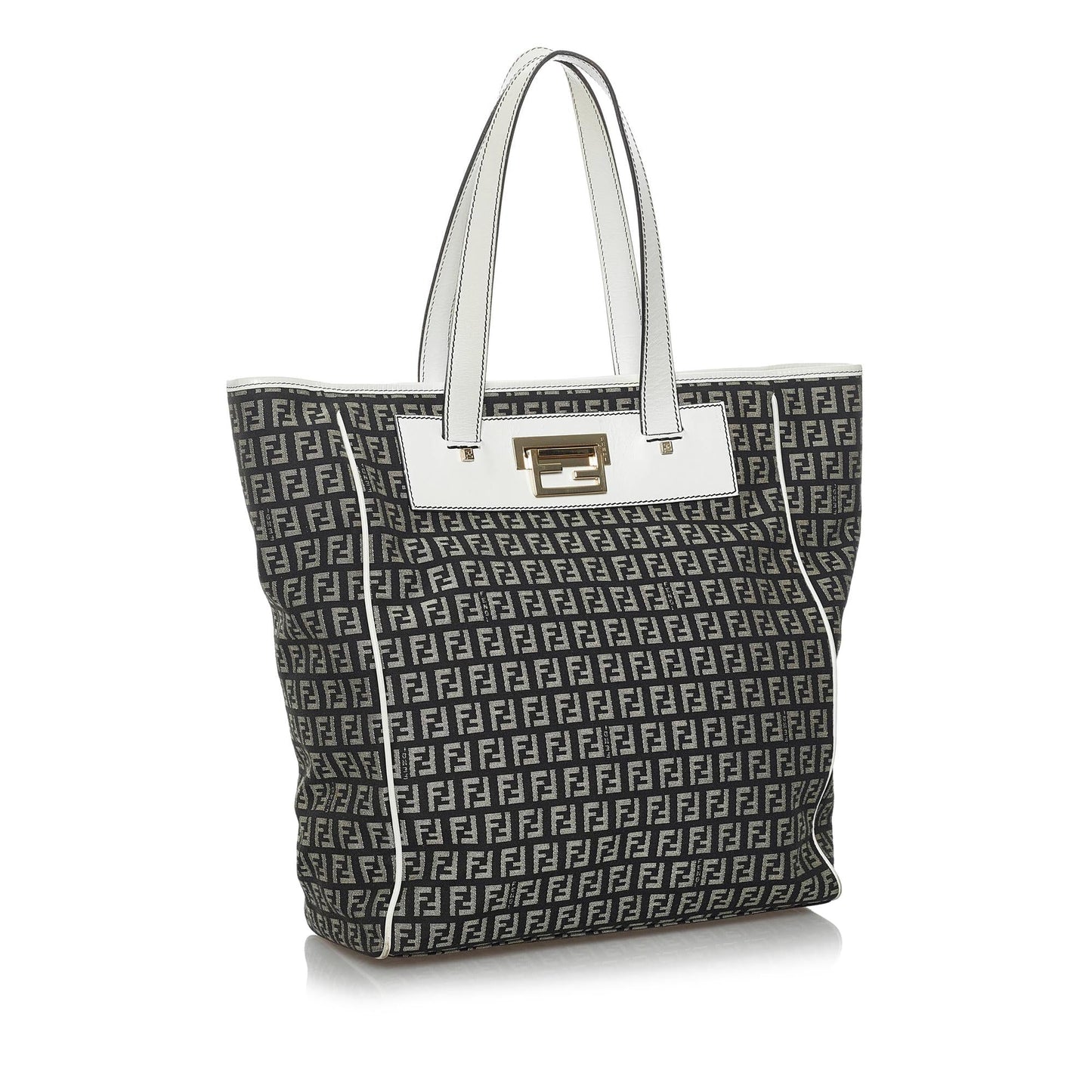 Fendi Zucchino Canvas Tote Bag
