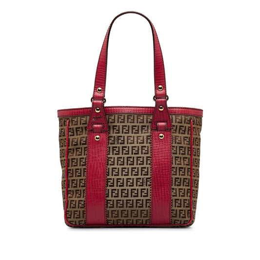 Fendi Zucchino Canvas Tote Bag (SHG-NoLXWR)