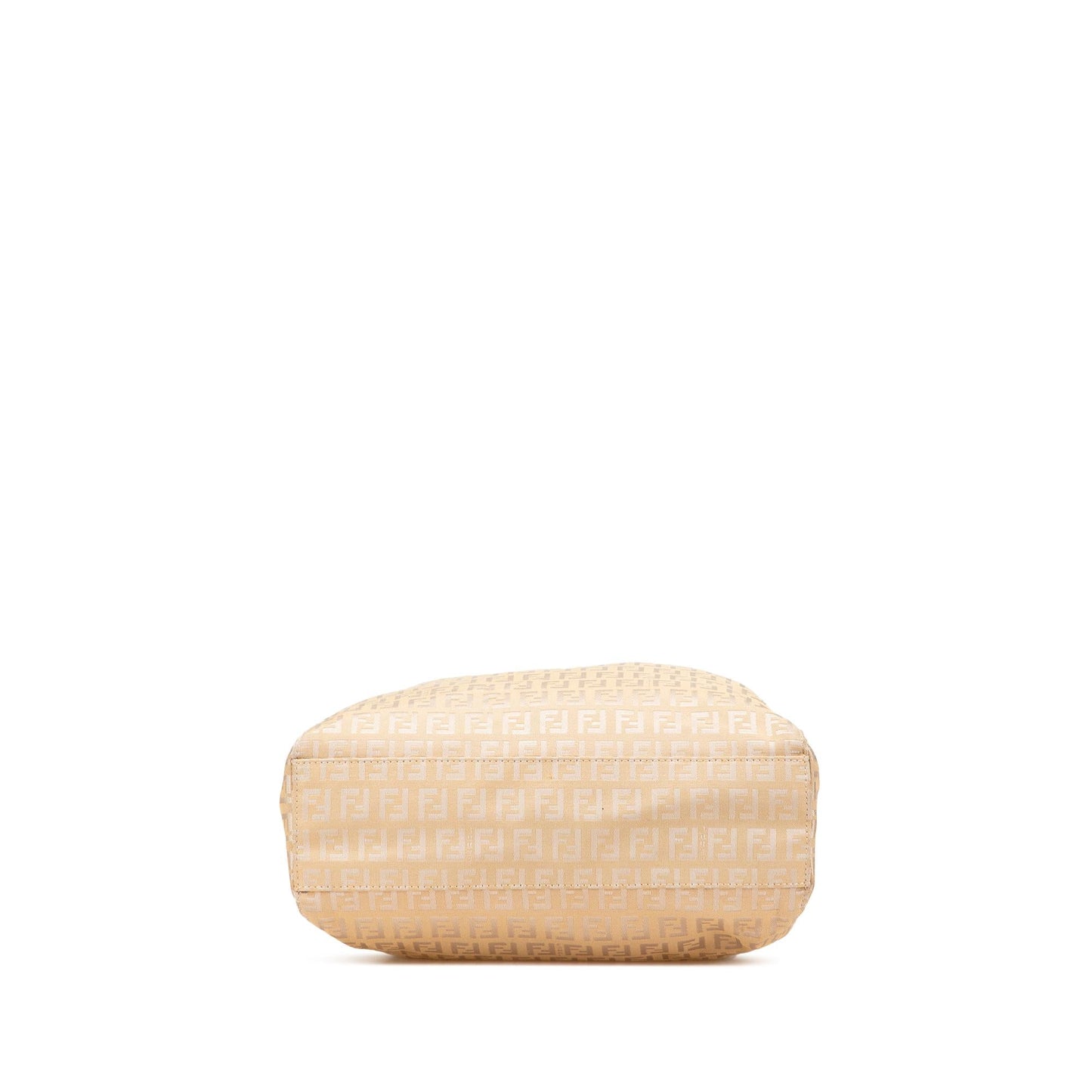 Fendi Zucca Embossed Leather Baguette Satchel
