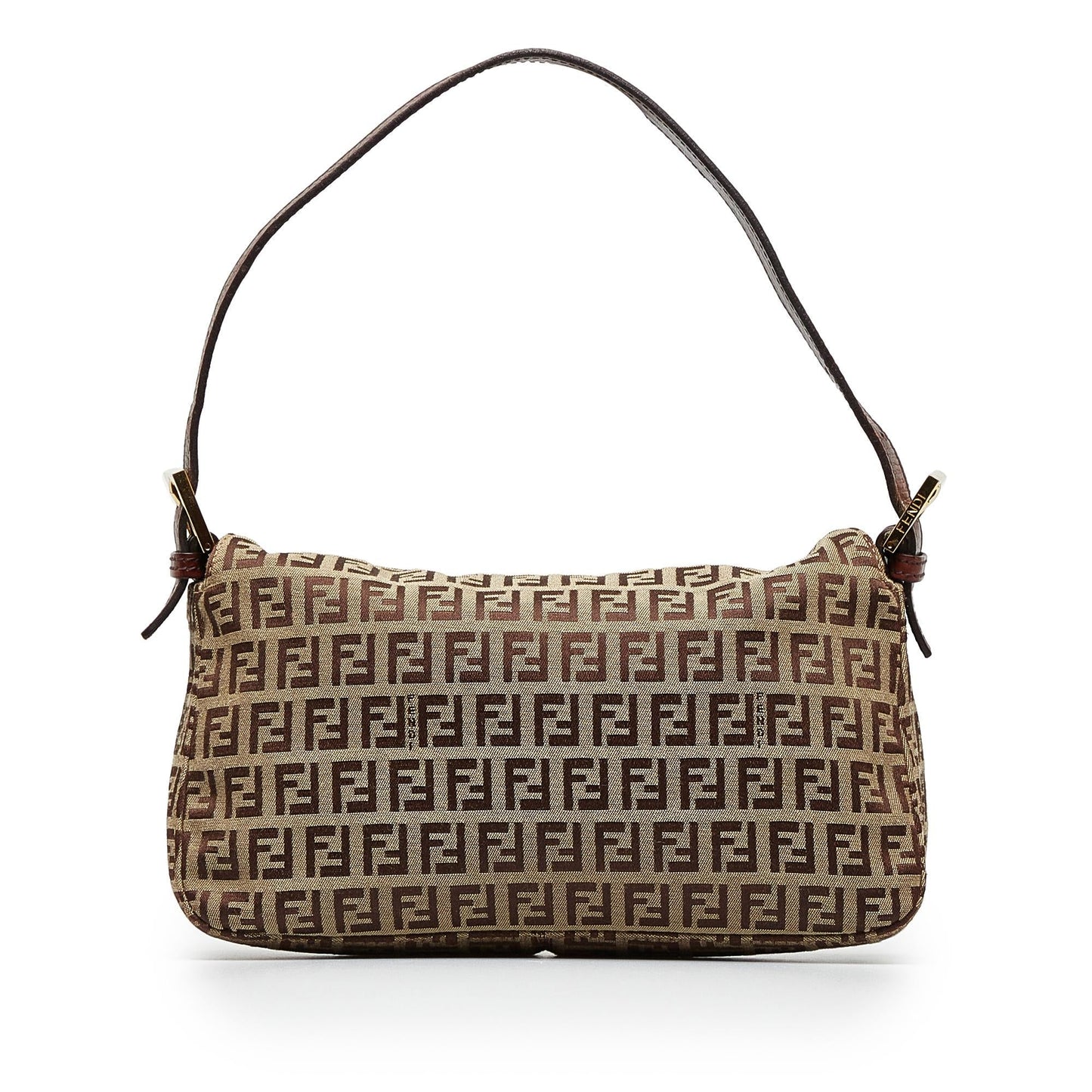 Fendi Zucchino Double Flap Baguette (SHG-30Rj5M)