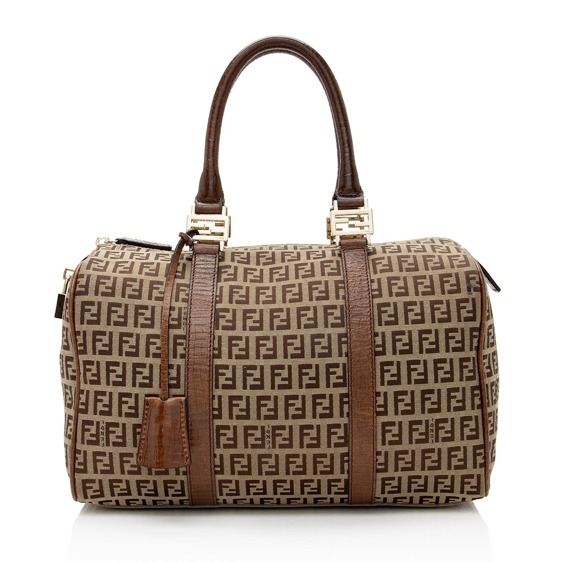 Fendi Zucchino Forever Boston Bag