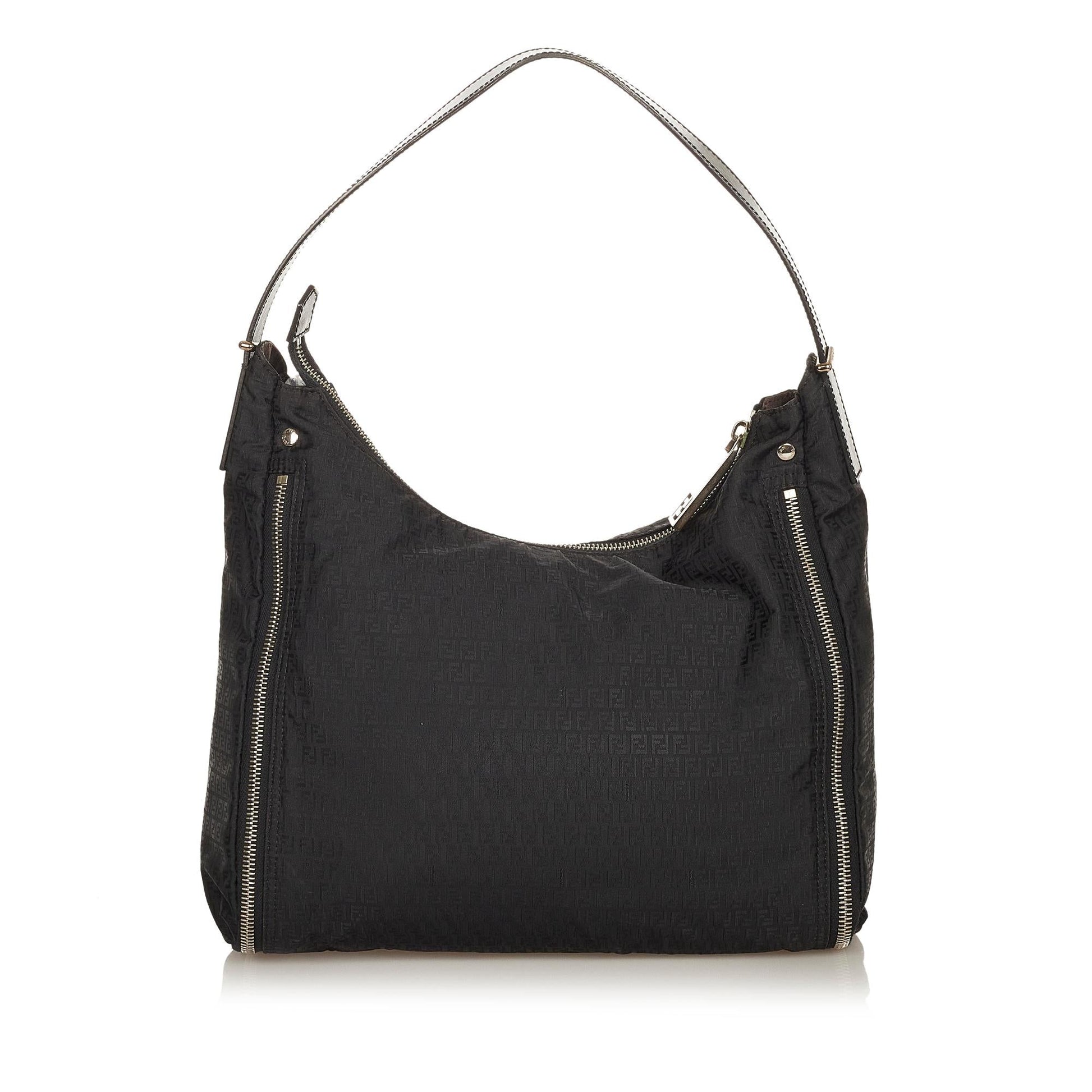 Fendi Zucchino Nylon Shoulder Bag