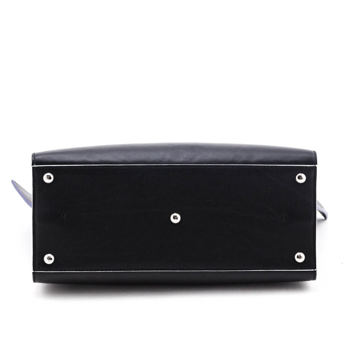 Fendi Black Smooth Calfskin Multicolor Contrast-Trim 3jours Bag