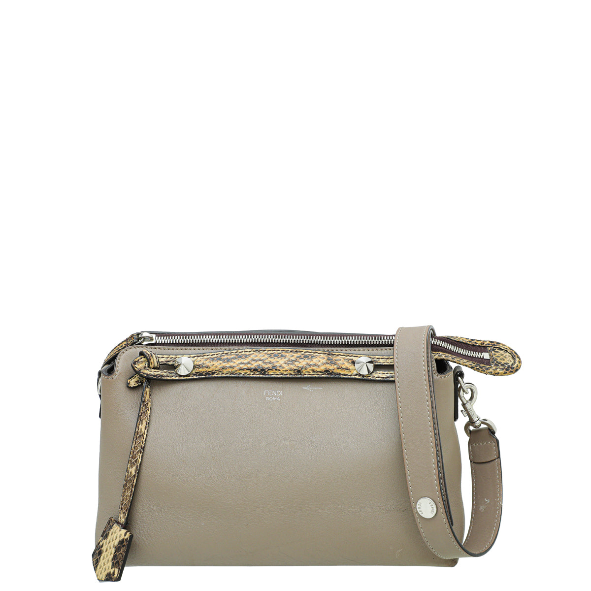 Fendi Bicolor By The Way Python Handle Mediun Bag