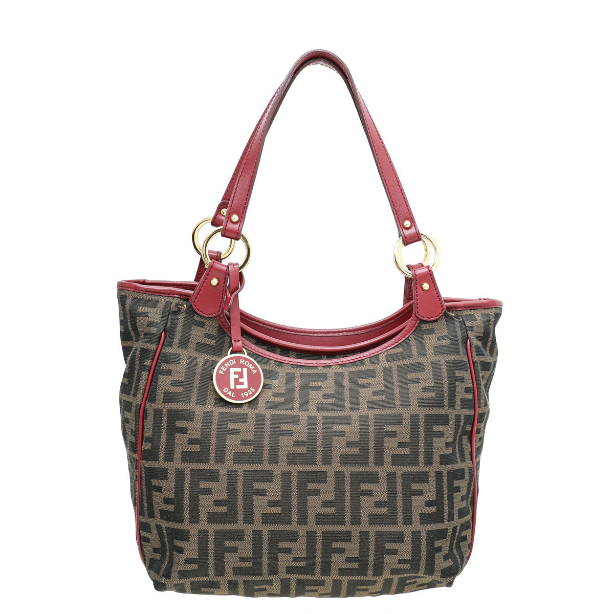 Fendi Bicolor Zucca Chef Shopper Tote Bag