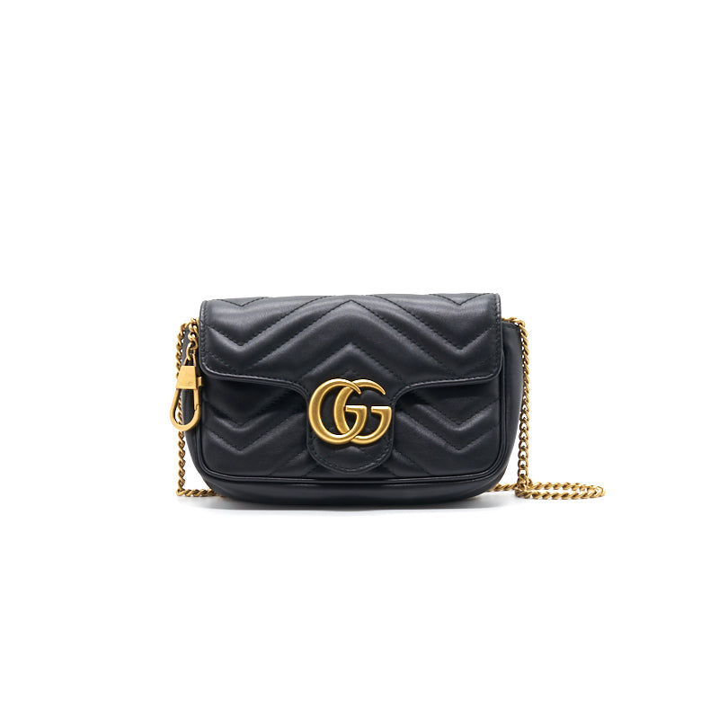 Gucci GG Marmont Matelass? Leather Super Mini Bag