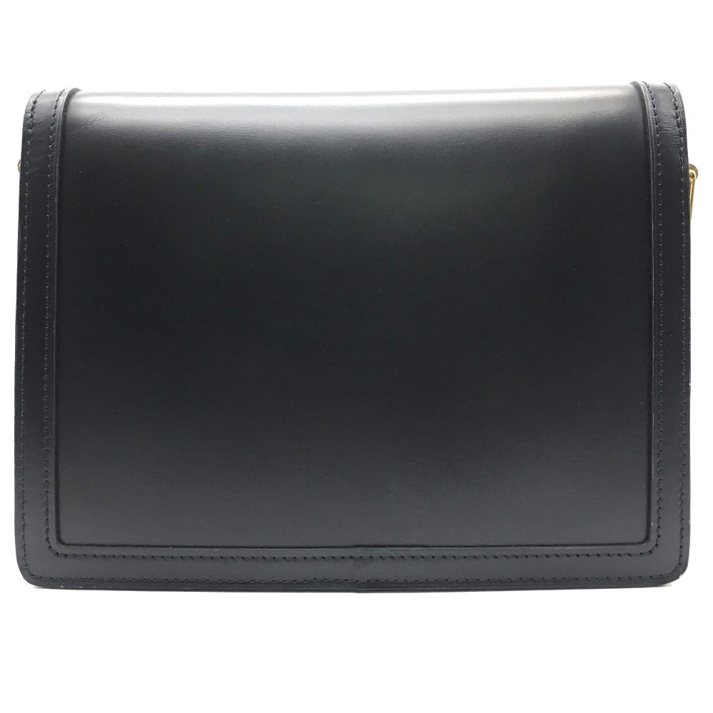 LOUIS VUITTON Shoulder Bag Calfskin black LV Lock Chain Dauphiné MM