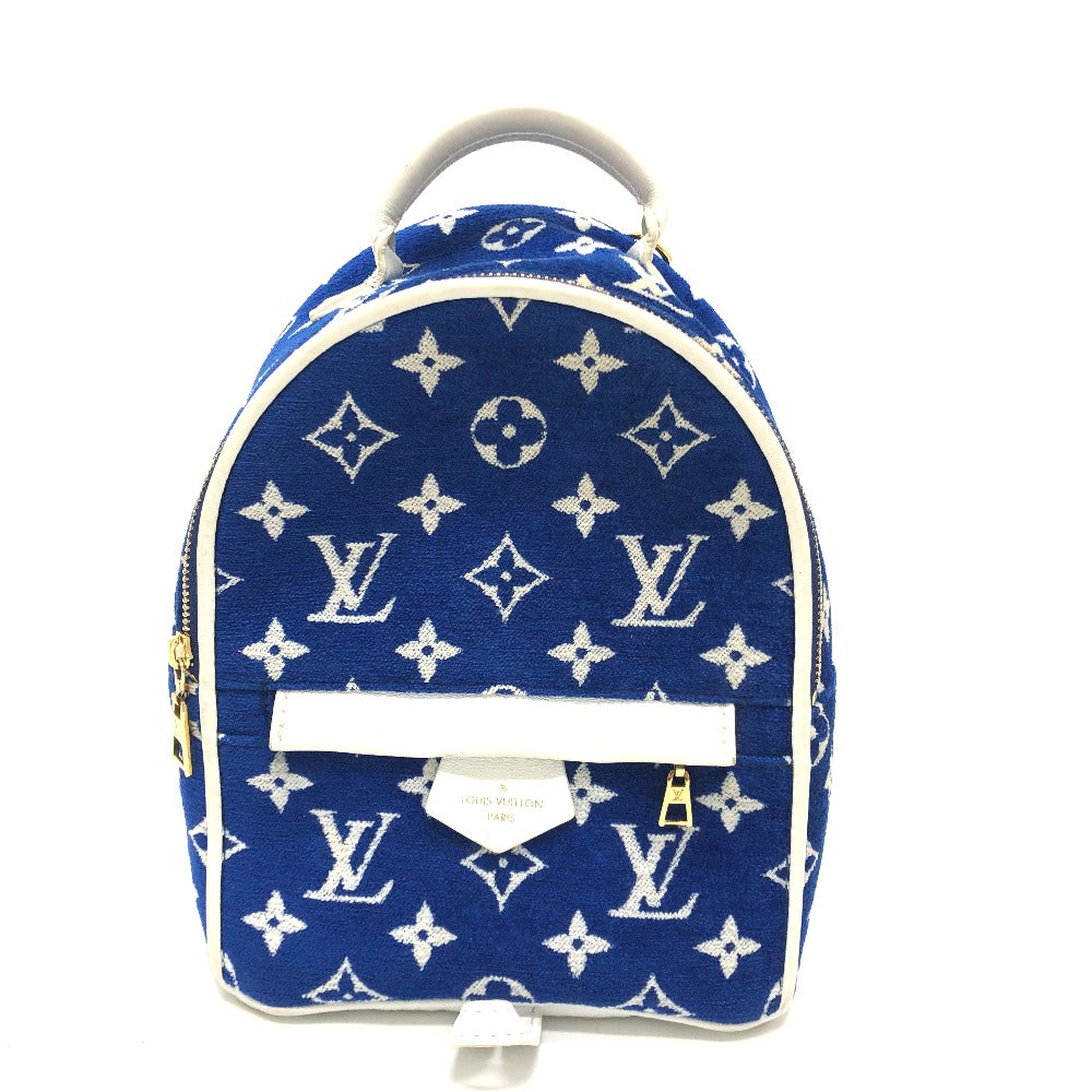LOUIS VUITTON Backpack Jacquard , Monogram Jacquard blue Monogram jacquard Palm Springs Mini