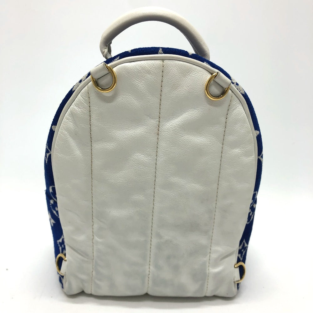 LOUIS VUITTON Backpack Jacquard , Monogram Jacquard blue Monogram jacquard Palm Springs Mini