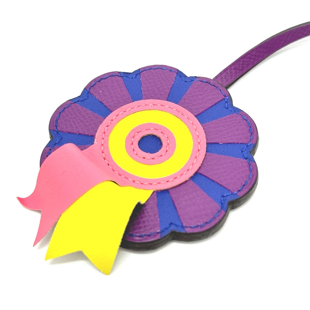 HERMES Bag charm Anyomilo / Epsom purple flour Limited to Omotesando Women