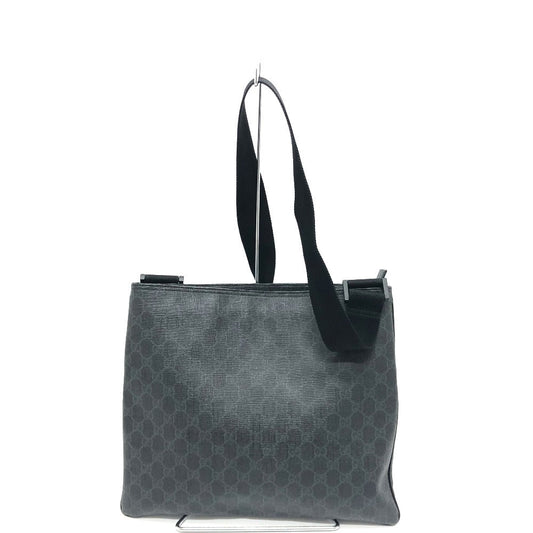 GUCCI Shoulder Bag 162904 GG Supreme Canvas black GG mens