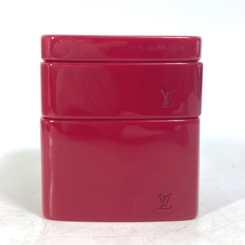LOUIS VUITTON Bangle Model number unknown plastic Red Accessories Square LV logo Women