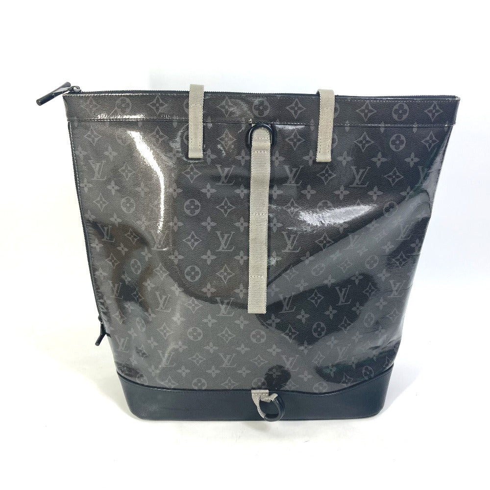 LOUIS VUITTON Tote Bag Plastics black Monogram Eclipse Glaze Zipped tote mens