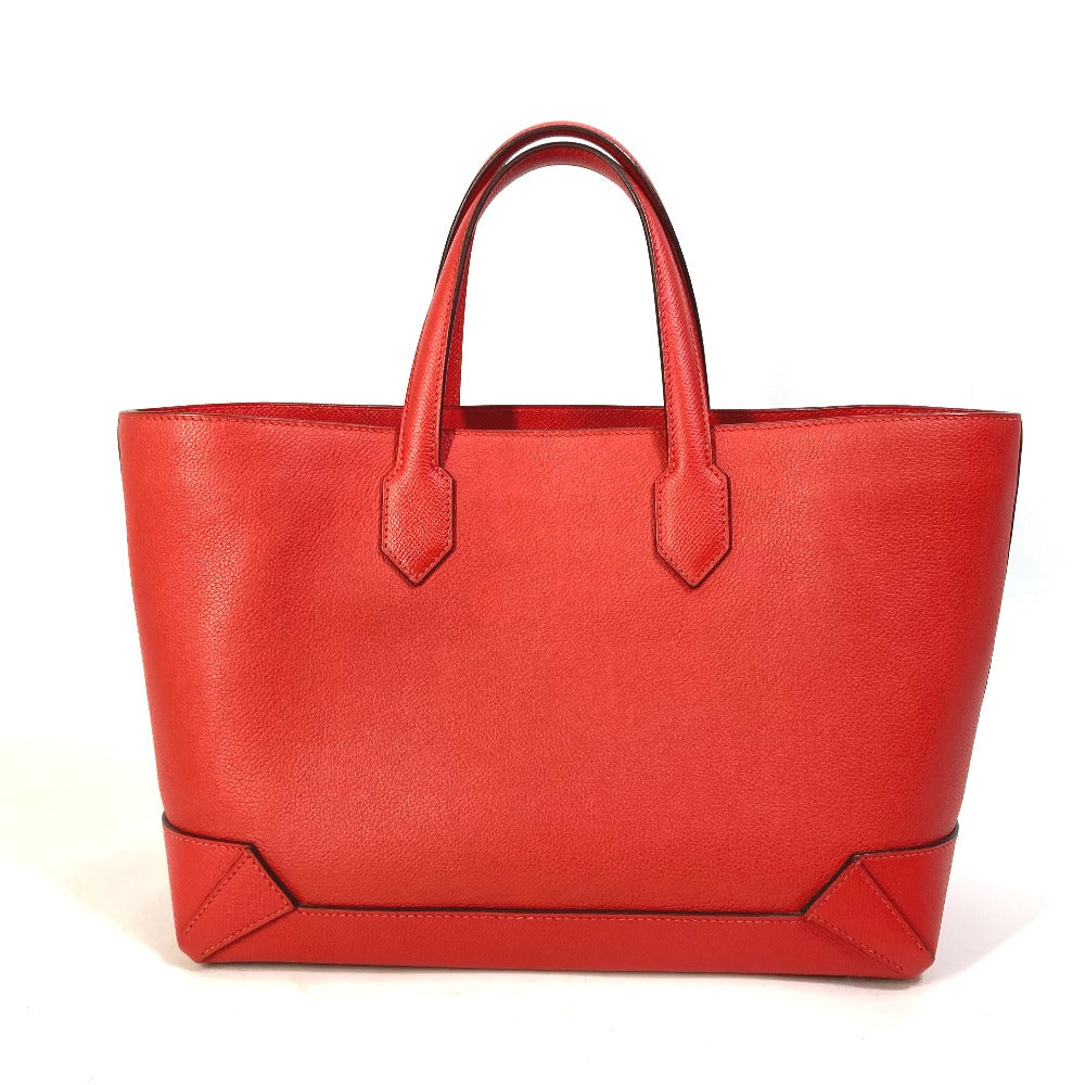 HERMES Tote Bag Evercolor, Epsom Red maxi box cover 30