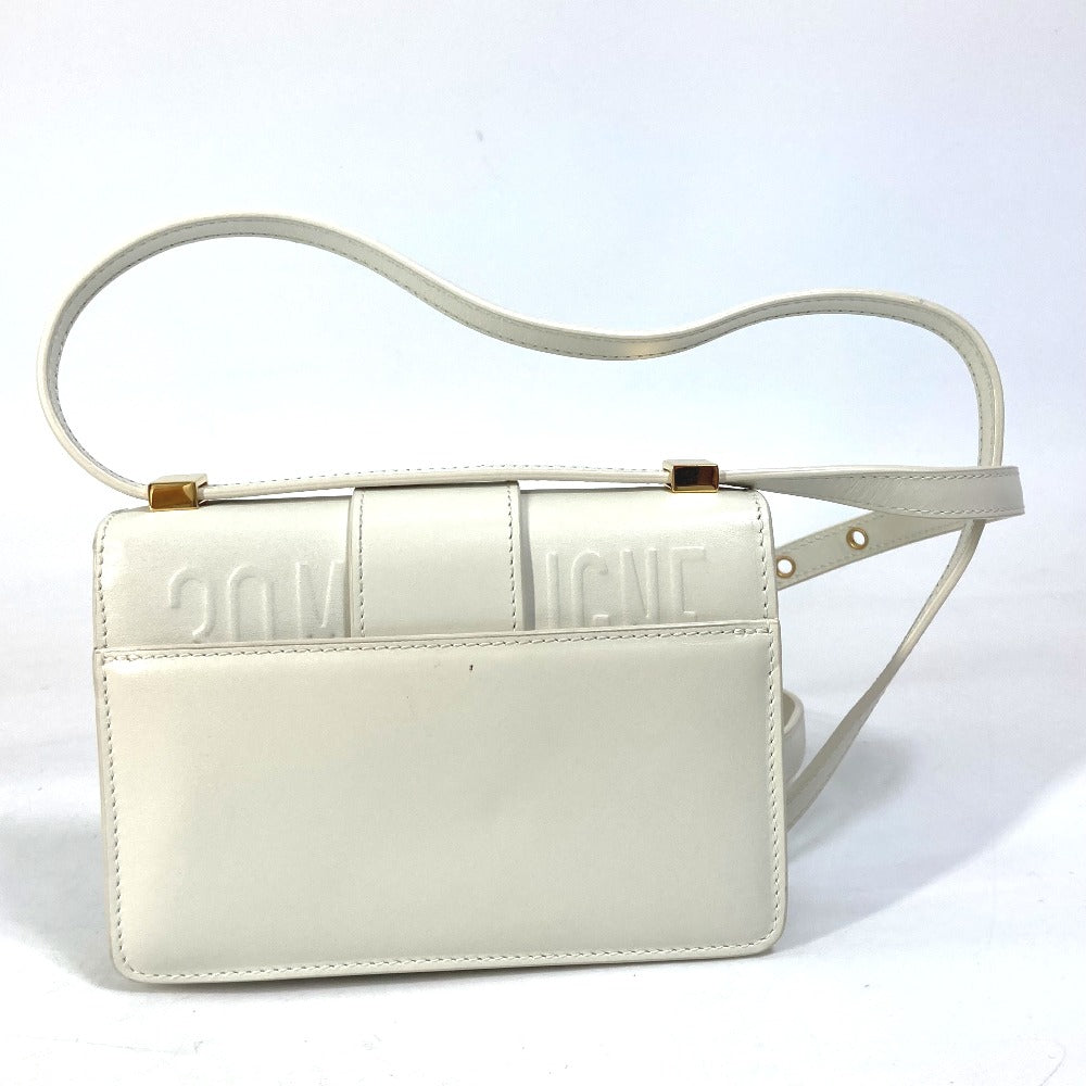 Christian Dior Shoulder Bag leather white CDMetal Montagne 30 Women