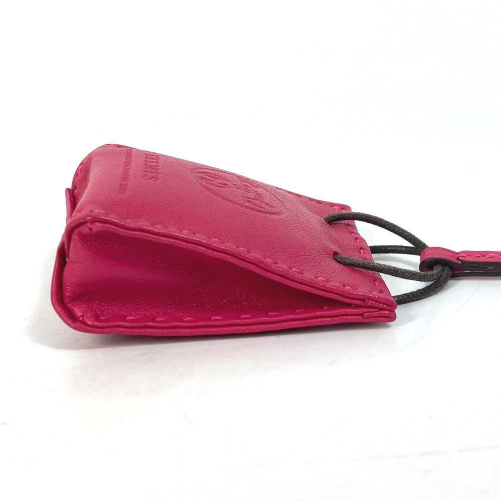 HERMES Bag charm Anyo Miro pink sack orange Women