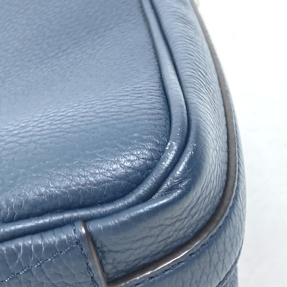 LOUIS VUITTON Business bag Taurillon Clemence Leather Navy Shoulder Bag Handbag Crossbody Armand MM mens