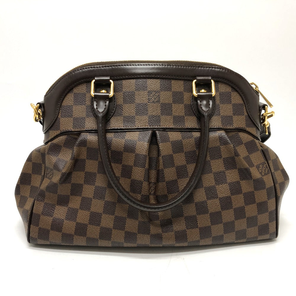 LOUIS VUITTON Handbag Damier canvas Brown Damier Trevi GM Women