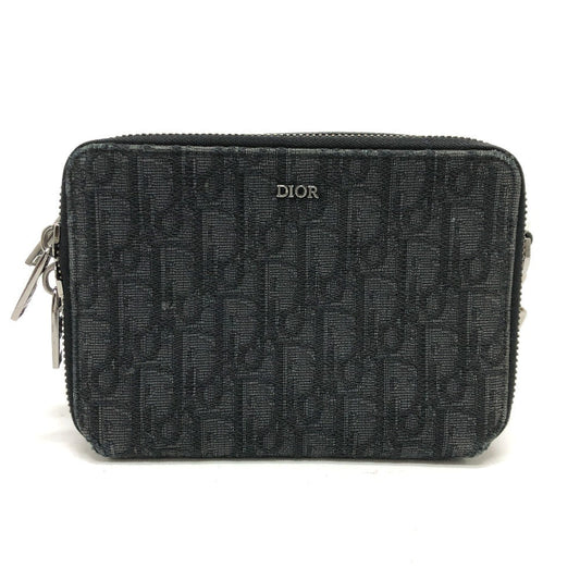 Dior Shoulder Bag 2ESBC119VPD canvas Navy Oblique messenger pouch mens