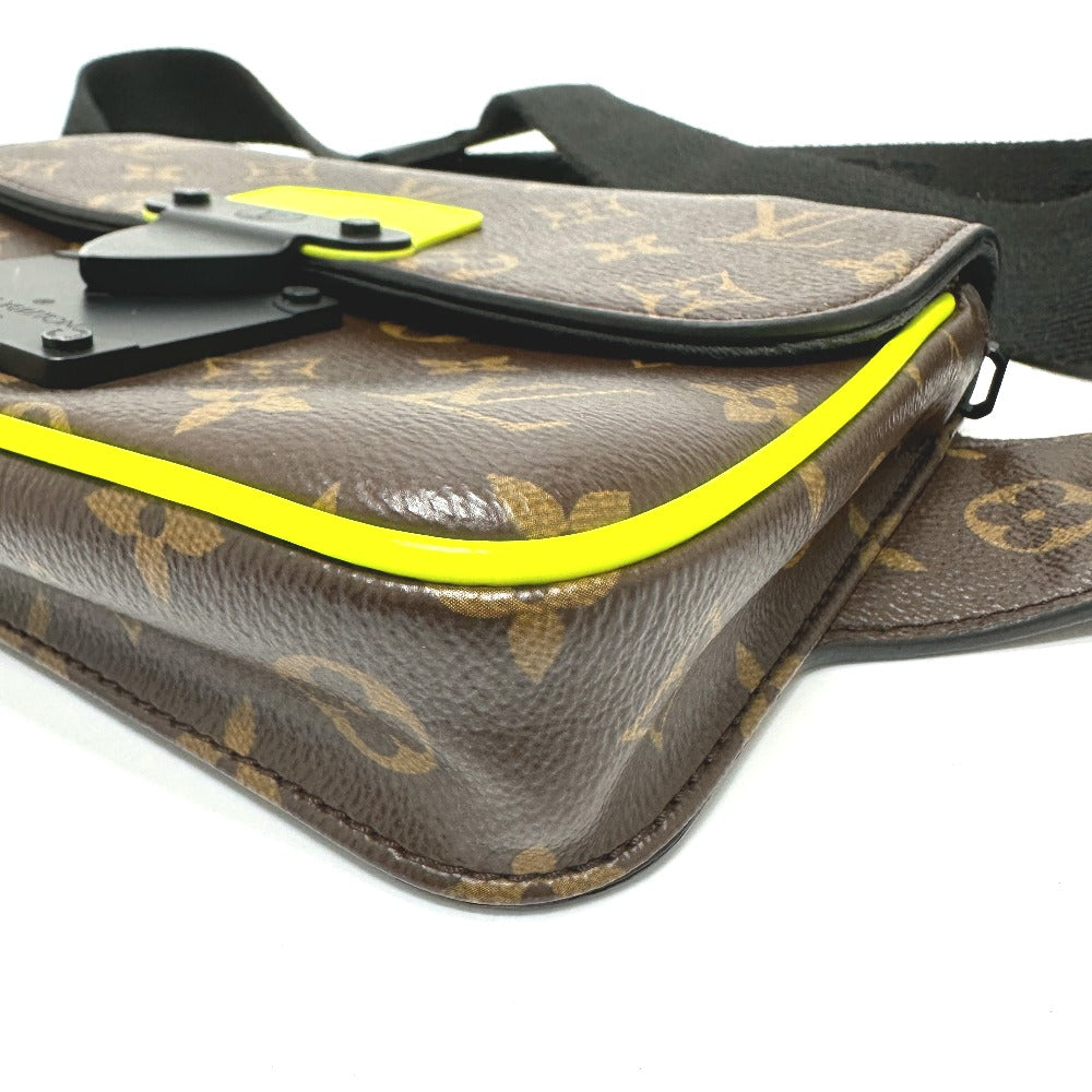 LOUIS VUITTON Shoulder Bag Monogram canvas Brown Monogram S-lock slingback mens