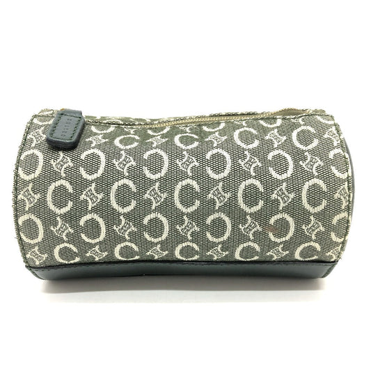 CELINE Pouch canvas khaki C Macadam unisex(Unisex)