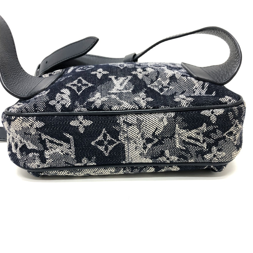 Luxury Women's Handbag | LOUIS VUITTON Sling bag canvas Navy Monogram tapestry Bum back mens