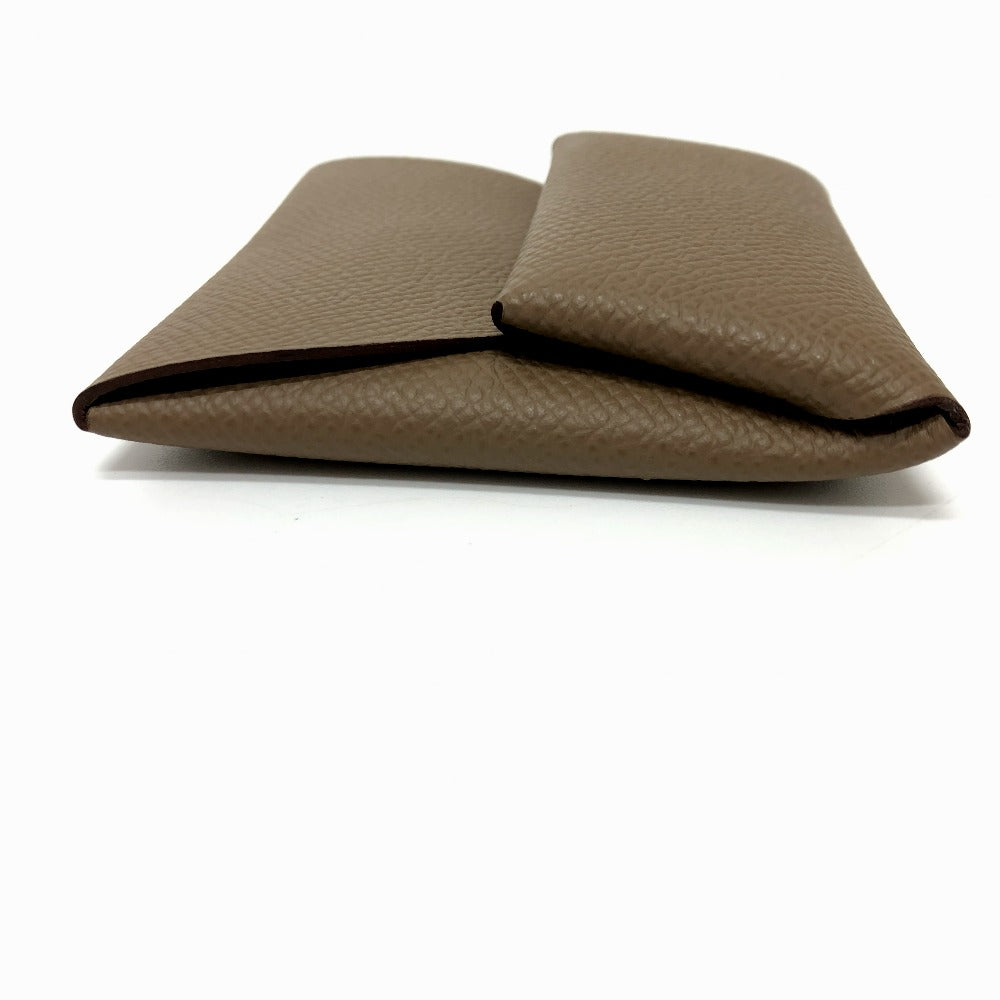 HERMES Coin case Epsom Brown Bastia