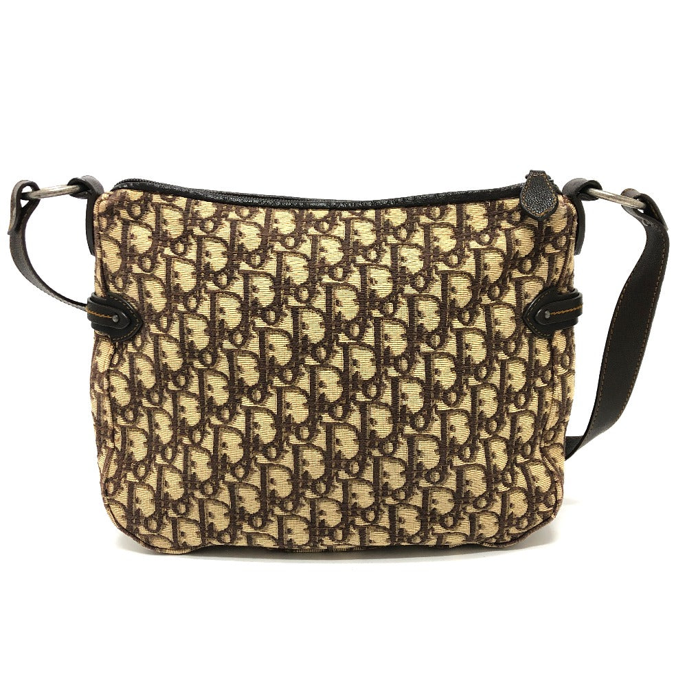Christian Dior Shoulder Bag Canvas / leather Brown Trotter Women