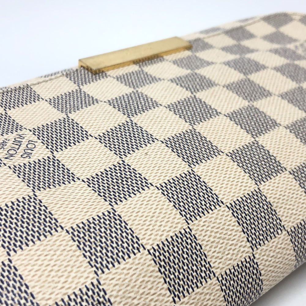 LOUIS VUITTON Shoulder Bag Damier Azur Canvas white Damier Azur Favorit MM Women