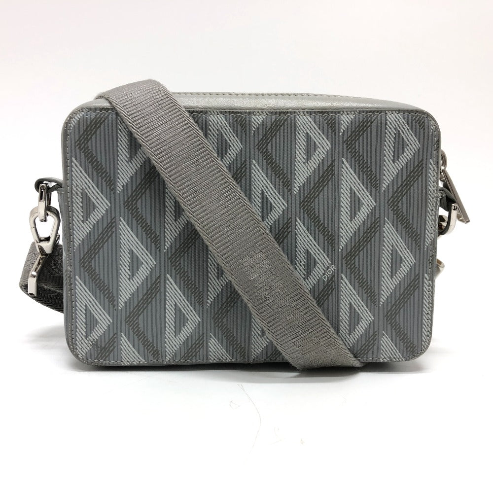 Dior Shoulder Bag 2ESBC119DCO Coated canvas / leather gray CD diamond pouch mens