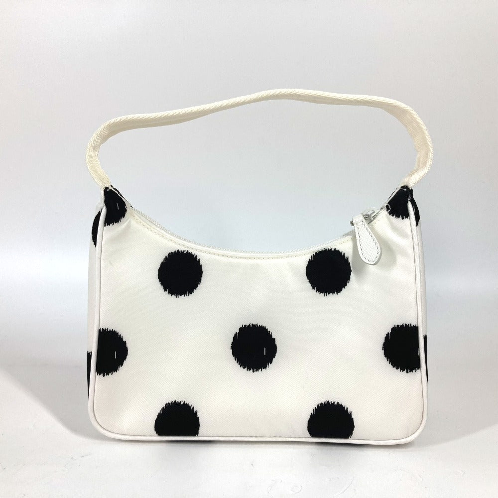 PRADA Shoulder Bag 1NE515 Nylon white Re-Edition 2000 triangle logo triangle Women