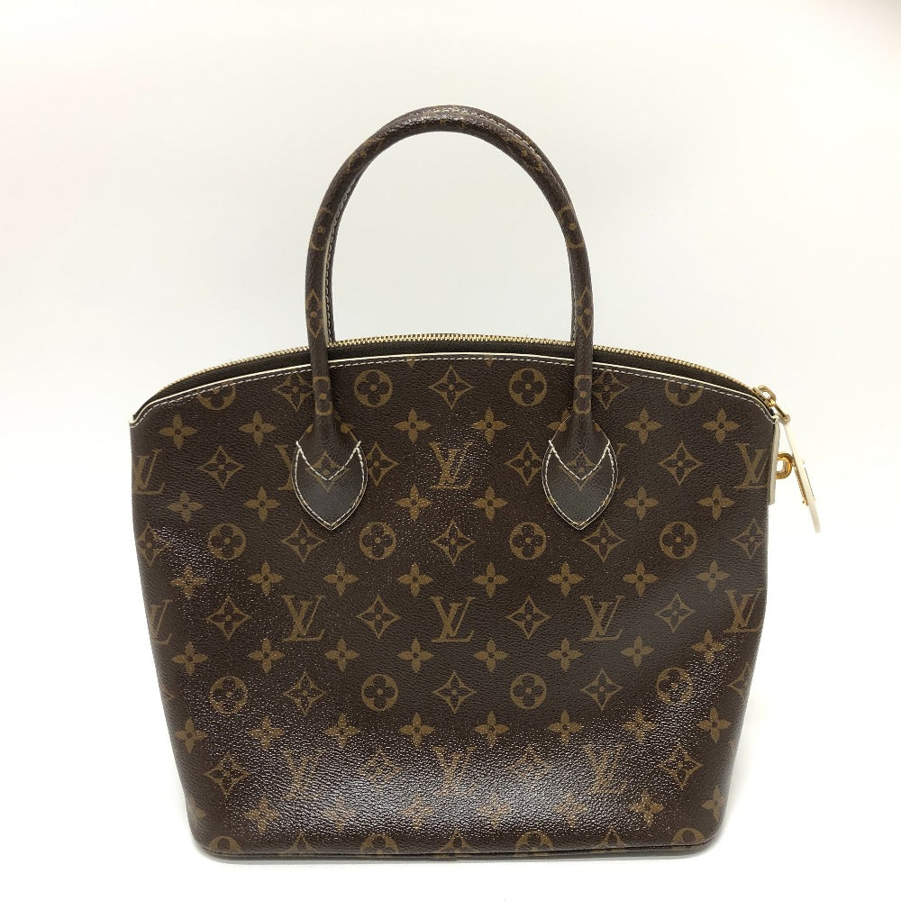 LOUIS VUITTON Handbag Canvas / Shiny Monogram Canvas Brown Shiny monogram LockitPM Women