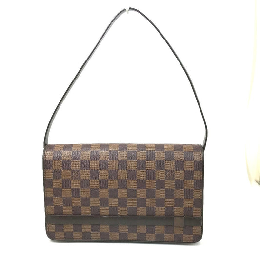 LOUIS VUITTON Shoulder Bag Damier canvas Brown Damier Tribeca Ron Women